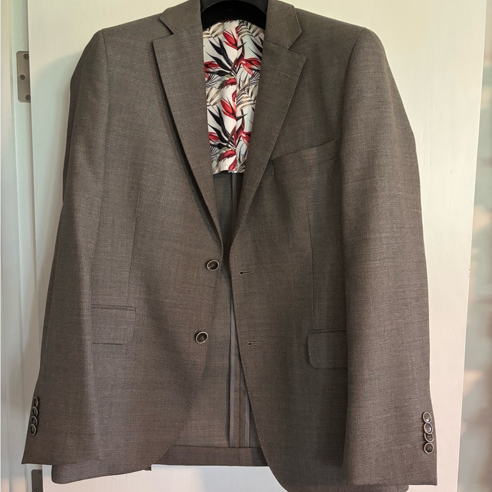 Classic Hammer Made Brown, Gray Men's Blazer